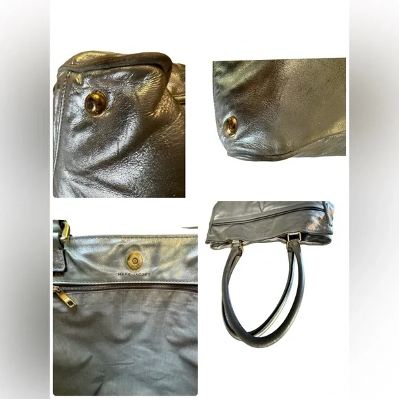 Marc Jacobs Kristen Silver Tote Bag - Picture 2 of 14